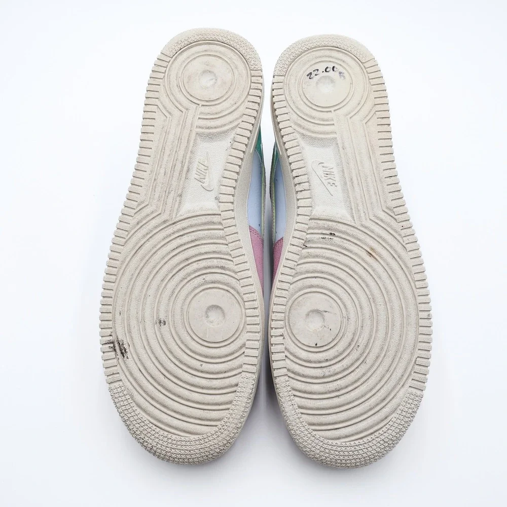 NIKE Men's US 11 Easter Spring Patchwork Air Force 1 07 QS Low Sneakers